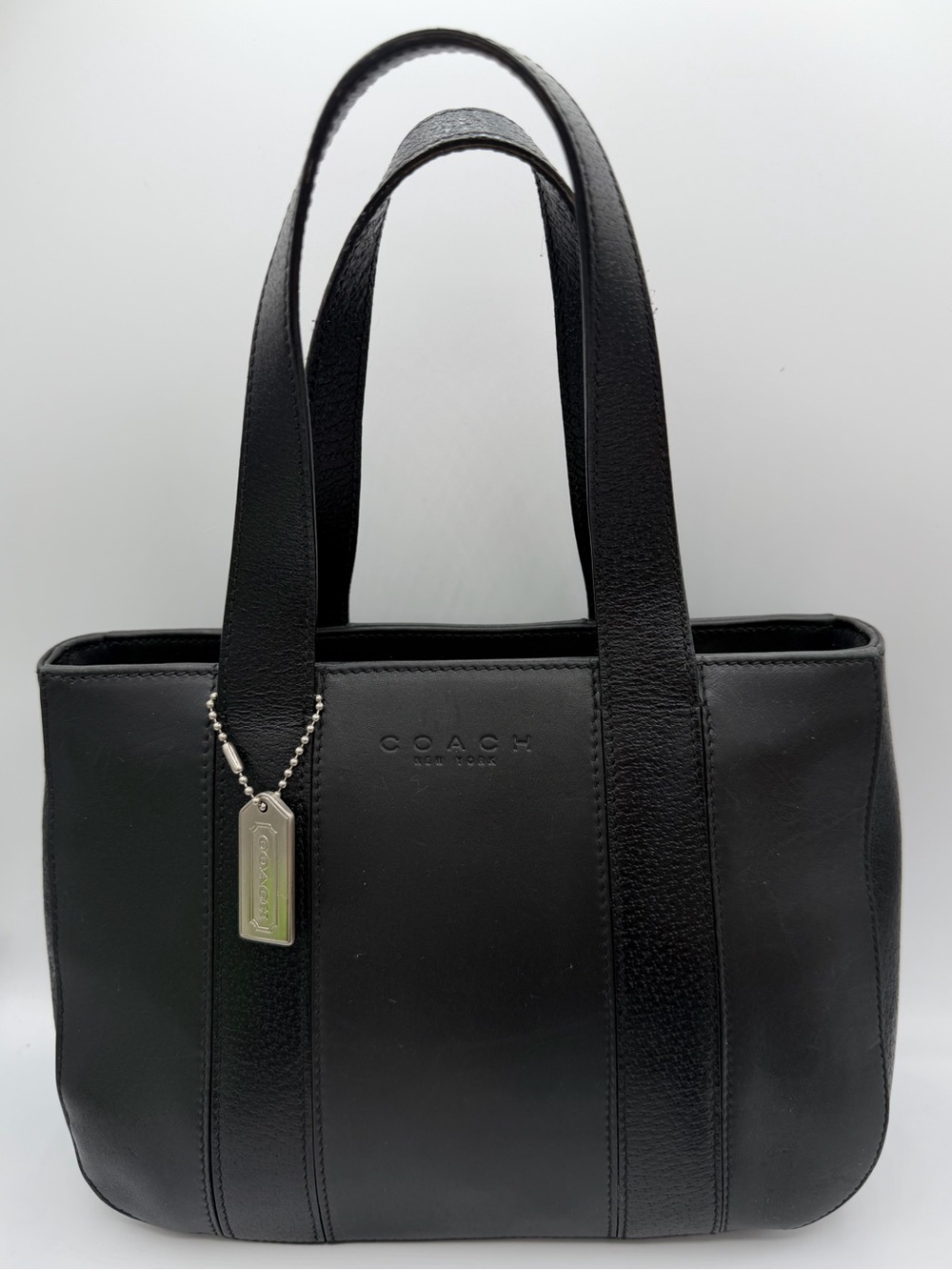 Coach 1999 Italian Bridle Black Leather Handbag